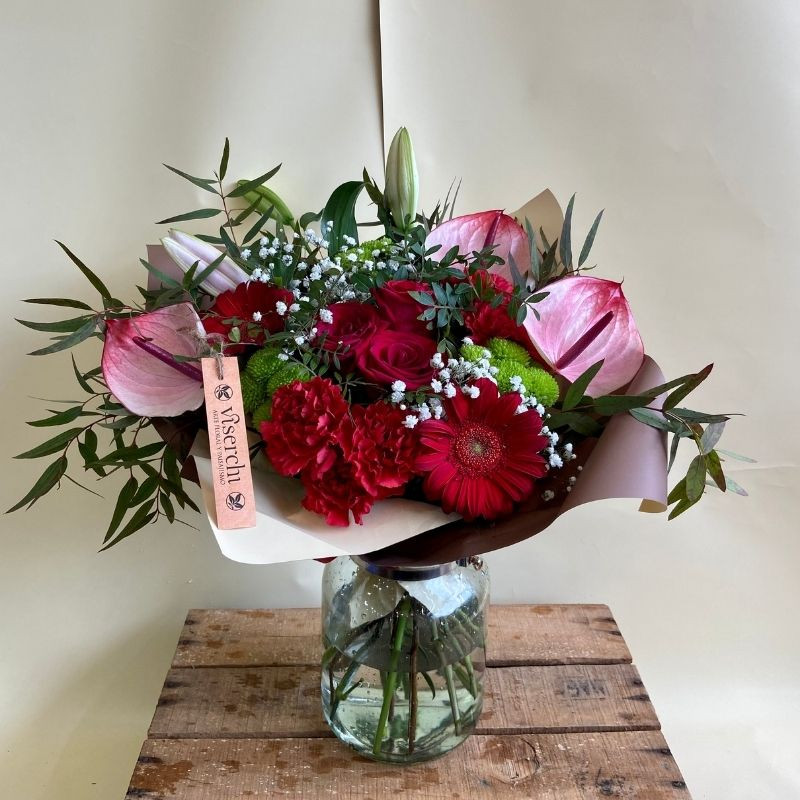 Comprar ramo de gerberas y anthuriums de floristería Viserechi, floristería en Arganzuela, Madrid Comprar ramo de gerberas y anthuriums de floristería Viserechi, floristería en Arganzuela, Madrid