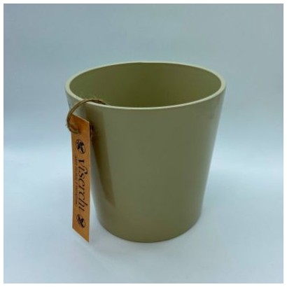 Maceta ceramica color beich
